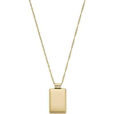 Fossil Colier minimalist placat cu aur Drew JF04688710 Fossil Colier minimalist placat cu aur Drew JF04688710
