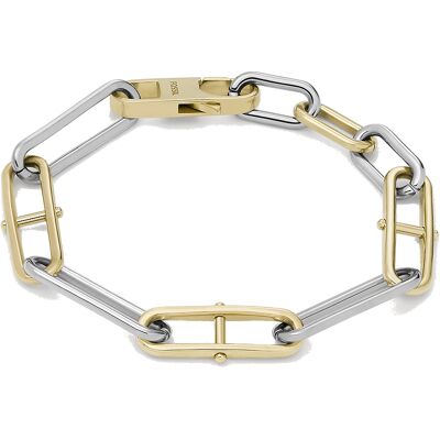 Fossil Brățară modernă bicoloră din oțel Heritage JF04349998 Fossil Brățară modernă bicoloră din oțel Heritage JF04349998