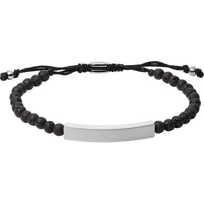 Fossil Brățară la modă cu mărgele din piatră de lavă Casuals Vintage JF03247040 Fossil Brățară la modă cu mărgele din piatră de lavă Casuals Vintage JF03247040