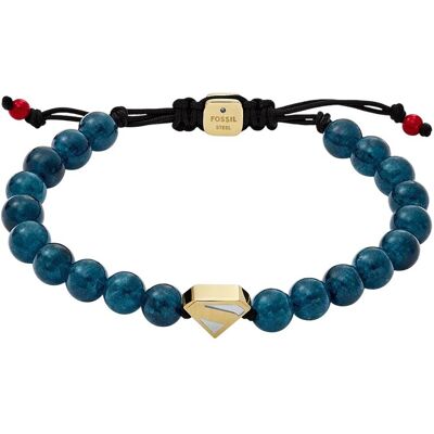 Fossil Brățară pentru bărbați cu mărgele de cuarț Superman JFC04891998 Fossil Brățară pentru bărbați cu mărgele de cuarț Superman JFC04891998