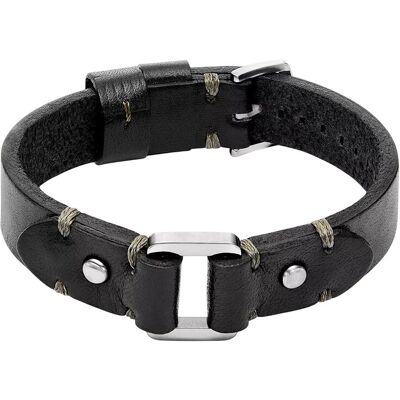 Fossil Brățară robustă din piele pentru bărbați JF04946040 Fossil Brățară robustă din piele pentru bărbați JF04946040