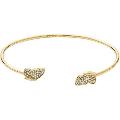 Fossil Brățară fixă din oțel placat cu aur Butterfly JF04923710 Fossil Brățară fixă din oțel placat cu aur Butterfly JF04923710