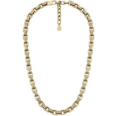Fossil Colier placat cu aur pentru femei Raquel JF04954710 Fossil Colier placat cu aur pentru femei Raquel JF04954710