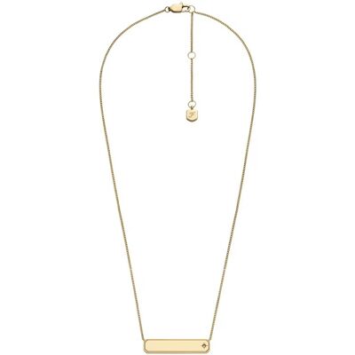 Fossil Colier placat cu aur pentru femei Sadie JF04926710 Fossil Colier placat cu aur pentru femei Sadie JF04926710