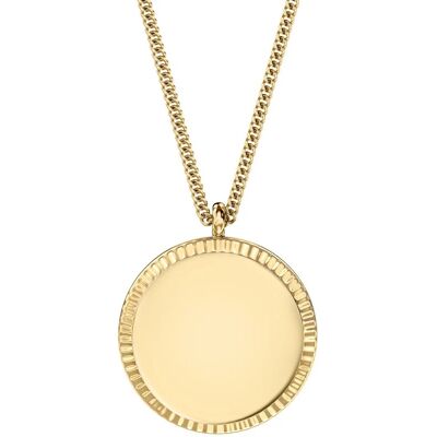 Fossil Colier placat cu aur cu medalion Ellis JF04977710 Fossil Colier placat cu aur cu medalion Ellis JF04977710