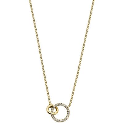 Fossil Colier pentru femei atemporal cu zircon cubic Hazel JOF00966710 Fossil Colier pentru femei atemporal cu zircon cubic Hazel JOF00966710