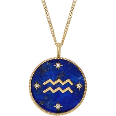 Fossil Colier placat cu aur cu simbolul zodiacal Vărsător Written in the Stars JF04849710 Fossil Colier placat cu aur cu simbolul zodiacal Vărsător Written in the Stars JF04849710