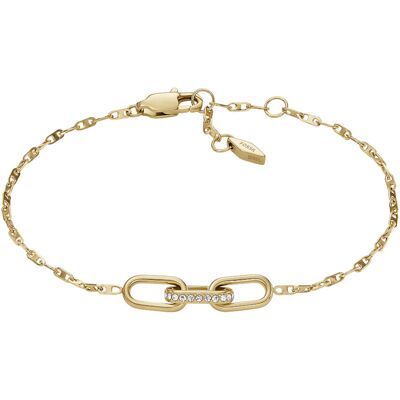 Fossil Brățară placată cu aur Corra Oh So Charming JF04525710 Fossil Brățară placată cu aur Corra Oh So Charming JF04525710