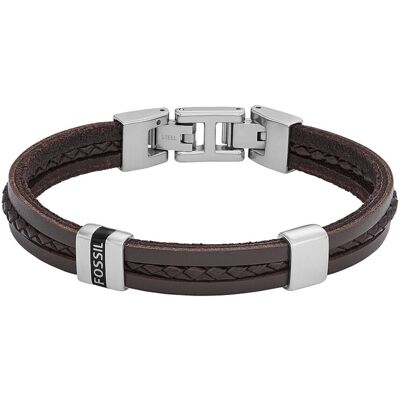 Fossil Brățară elegantă din piele pentru bărbați Vintage Casual JF04133040 Fossil Brățară elegantă din piele pentru bărbați Vintage Casual JF04133040