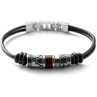 Fossil Brățară stilată pentru bărbați JF84196040 Fossil Brățară stilată pentru bărbați JF84196040