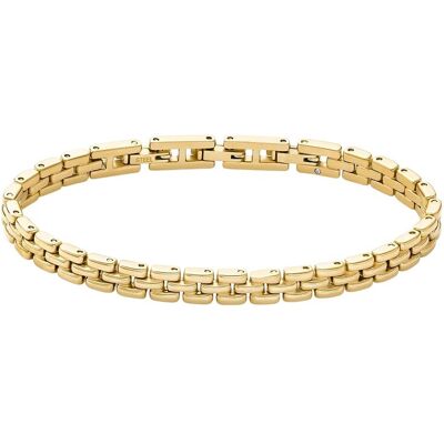 Fossil Brățară stilată din oțel placat cu aur JF04901710 Fossil Brățară stilată din oțel placat cu aur JF04901710