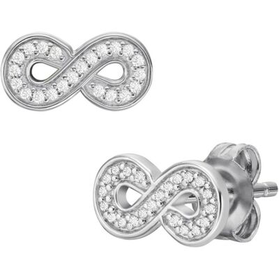 Fossil Cercei strălucitori din argint Infinit JFS00634040 Fossil Cercei strălucitori din argint Infinit JFS00634040