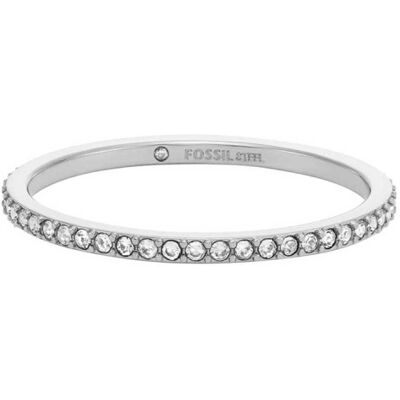 Fossil Inel din oțel strălucitor Ellis Pavé JF04687040 52 mm Fossil Inel din oțel strălucitor Ellis Pavé JF04687040 52 mm