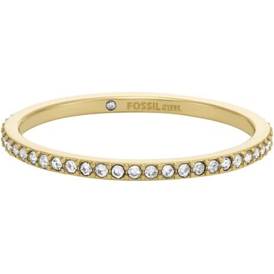 Fossil Inel strălucitor placat cu aur Ellis Pavé JF04686710 54 mm Fossil Inel strălucitor placat cu aur Ellis Pavé JF04686710 54 mm