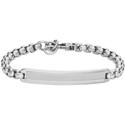 Fossil Brățară distinctivă din oțel pentru bărbați Knox JF04767040 Fossil Brățară distinctivă din oțel pentru bărbați Knox JF04767040