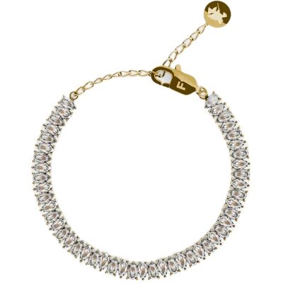 Furiosa Brățară strălucitoare placată cu aur cu zircon Gatsby SB-GATSBY-G Furiosa Brățară strălucitoare placată cu aur cu zircon Gatsby SB-GATSBY-G