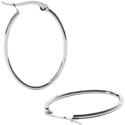 Furiosa Cercei rotunzi eleganți de oțel Loop Hoop SE-LOOPHOOP-S Furiosa Cercei rotunzi eleganți de oțel Loop Hoop SE-LOOPHOOP-S
