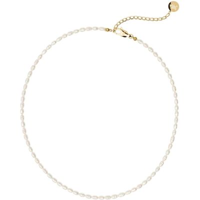 Furiosa Colier cu perle fine placate cu aur Pearl Siren SN-PEARLSIREN-G Furiosa Colier cu perle fine placate cu aur Pearl Siren SN-PEARLSIREN-G