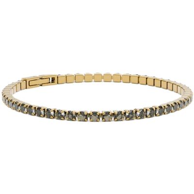 Furiosa Brățară de tenis cu cristale gri Swarovski SB-MIDNIGHTTENNIS-G 17 cm Furiosa Brățară de tenis cu cristale gri Swarovski SB-MIDNIGHTTENNIS-G 17 cm