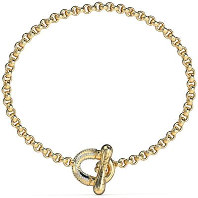 Guess Brățară placată cu aur Majorelle JUBB05372JWYG 18.5 cm Guess Brățară placată cu aur Majorelle JUBB05372JWYG 18.5 cm