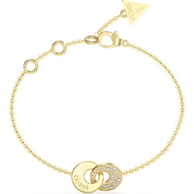 Guess Brățară placată cu aur Blooming Summer JUBB05220JWYG 18.5 cm Guess Brățară placată cu aur Blooming Summer JUBB05220JWYG 18.5 cm