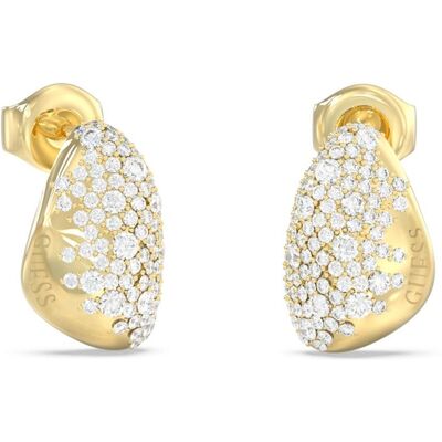 Guess Cercei placați cu aur de designer Moon Drops JUBE06255JWYGT/U Guess Cercei placați cu aur de designer Moon Drops JUBE06255JWYGT/U