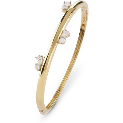 Guess Brățară elegantă din argint placat cu aur Nuances JSBB04512JWYG 5,5 cm Guess Brățară elegantă din argint placat cu aur Nuances JSBB04512JWYG 5,5 cm