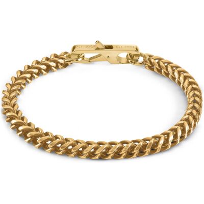 Guess Brățară elegantă placată cu aur My Chains JUMB01338JWYG 19 cm - S Guess Brățară elegantă placată cu aur My Chains JUMB01338JWYG 19 cm - S