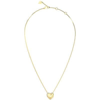 Guess Colier rafinat placat cu aur Inimă Iconique JUBN05541JWYGT/U Guess Colier rafinat placat cu aur Inimă Iconique JUBN05541JWYGT/U