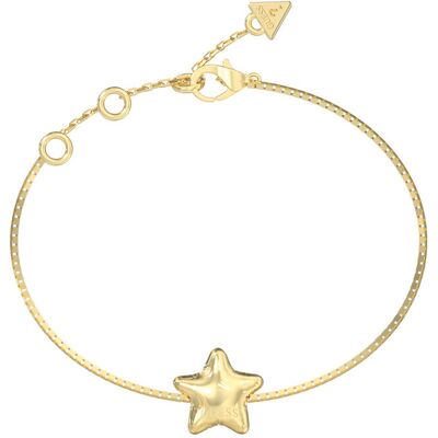 Guess Brățară jucăușă placată cu aur cu steluță Iconique JUBB05546JWYG 18,4 cm Guess Brățară jucăușă placată cu aur cu steluță Iconique JUBB05546JWYG 18,4 cm