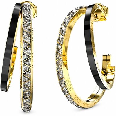 Guess Cercei placați cu aur bifurcați Trinity JUBE04569JWYGBKT-U Guess Cercei placați cu aur bifurcați Trinity JUBE04569JWYGBKT-U