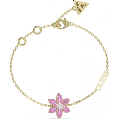 Guess Frumoasă Brățară cu floare White Lotus JUBB04134JWYGPK 18.5 cm Guess Frumoasă Brățară cu floare White Lotus JUBB04134JWYGPK 18.5 cm