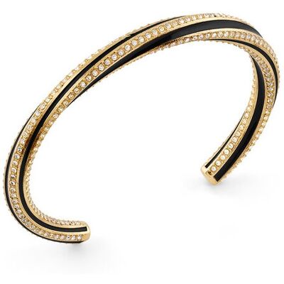 Guess Brățară solidă de lux cu cristale Le Mirage JUBB05381JWYGBK 5,5 cm Guess Brățară solidă de lux cu cristale Le Mirage JUBB05381JWYGBK 5,5 cm