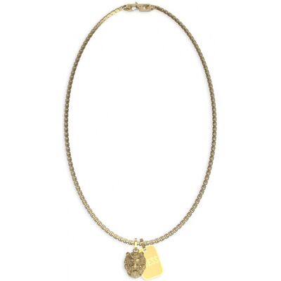 Guess Colier modern placat cu aur Lion KingJUMN01300JWYGT/U Guess Colier modern placat cu aur Lion KingJUMN01300JWYGT/U