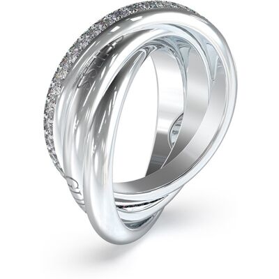 Guess Inel fashion din oțel cu zirconi Perfect JUBR04067JWRH 58 mm Guess Inel fashion din oțel cu zirconi Perfect JUBR04067JWRH 58 mm
