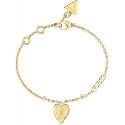 Guess Brățară delicată placată cu aur Love Me Tender JUBB03242JWYG 21 cm Guess Brățară delicată placată cu aur Love Me Tender JUBB03242JWYG 21 cm