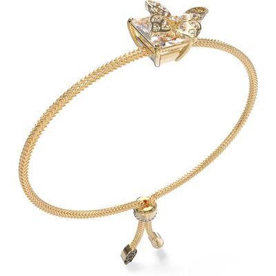 Guess Brățară fină placată cu aur cu fluture Chrysalis JUBB04098JWYGT/U Guess Brățară fină placată cu aur cu fluture Chrysalis JUBB04098JWYGT/U