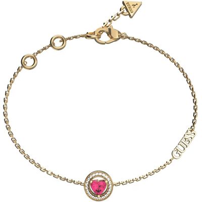 Guess Brățară delicată placată cu aur cu zircon M`ama Non M`ama JUBB04668JWYGFC 21 cm Guess Brățară delicată placată cu aur cu zircon M`ama Non M`ama JUBB04668JWYGFC 21 cm