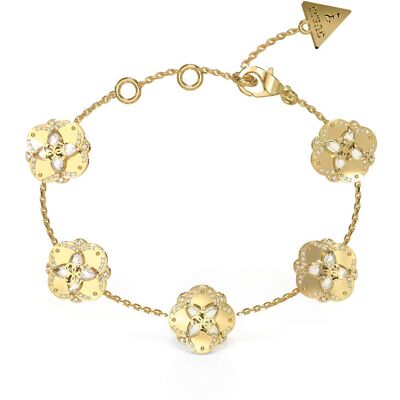 Guess Brățară fermecătoare placată cu aur Wild Flower JUBB05501JWYGS Guess Brățară fermecătoare placată cu aur Wild Flower JUBB05501JWYGS