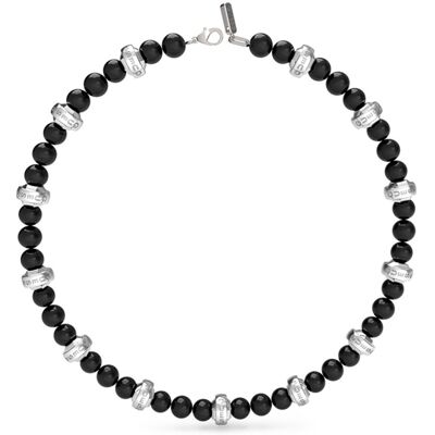 Guess Colier din mărgele pentru bărbați Edgy Styles JUMN04056JWSTBKT/U Guess Colier din mărgele pentru bărbați Edgy Styles JUMN04056JWSTBKT/U