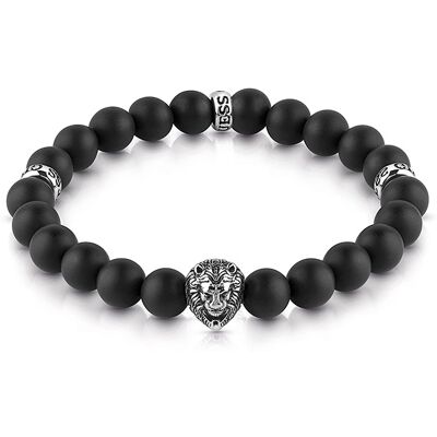 Guess Brățară din mărgele pentru bărbați Lion King JUMB01303JWSTT/U Guess Brățară din mărgele pentru bărbați Lion King JUMB01303JWSTT/U