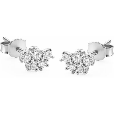Guess Cercei tip știft de argint cu zirconiu cubic Jardin JSBE04497JWRHT/U Guess Cercei tip știft de argint cu zirconiu cubic Jardin JSBE04497JWRHT/U