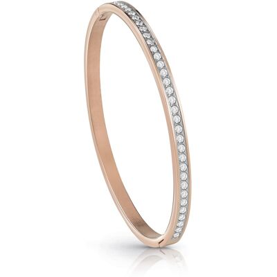 Guess Brățară solidă bronz cu cristale Color My Day JUBB02248JWRG 6 x 5 cm - L Guess Brățară solidă bronz cu cristale Color My Day JUBB02248JWRG 6 x 5 cm - L