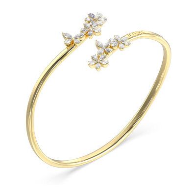 Guess Brățară masivă placată cu aur cu zirconiu cubic Lily JUBB05103JWYG 5,5 cm Guess Brățară masivă placată cu aur cu zirconiu cubic Lily JUBB05103JWYG 5,5 cm