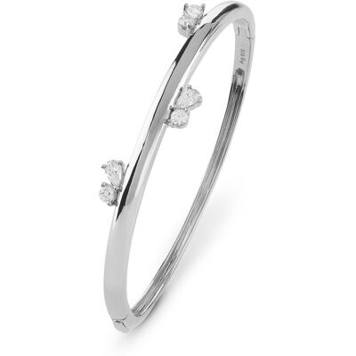 Guess Brățară solidă din argint pentru femei Nuances JSBB04518JWRH 5,5 cm Guess Brățară solidă din argint pentru femei Nuances JSBB04518JWRH 5,5 cm