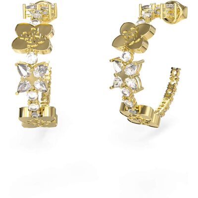 Guess Cercei rotunzi placați cu aur cu trifoi cu patru foi Wild Flower JUBE05505JWYGT/U Guess Cercei rotunzi placați cu aur cu trifoi cu patru foi Wild Flower JUBE05505JWYGT/U