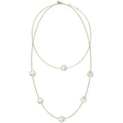 Guess Colier dublu placat cu aur cu flori Wild Flower JUBN05581JWYGT/U Guess Colier dublu placat cu aur cu flori Wild Flower JUBN05581JWYGT/U