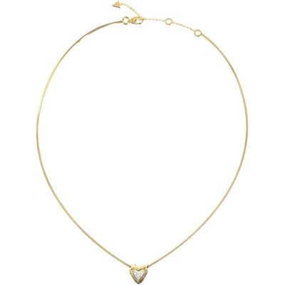 Guess Colier cu inimă placat cu aur Beloved JUBN06016JWYGT/U Guess Colier cu inimă placat cu aur Beloved JUBN06016JWYGT/U