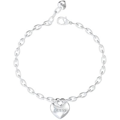 Guess Brățară fermecătoare din oțel cu inimă Crazy In Love JUBB05217JWRH 18.5 cm Guess Brățară fermecătoare din oțel cu inimă Crazy In Love JUBB05217JWRH 18.5 cm