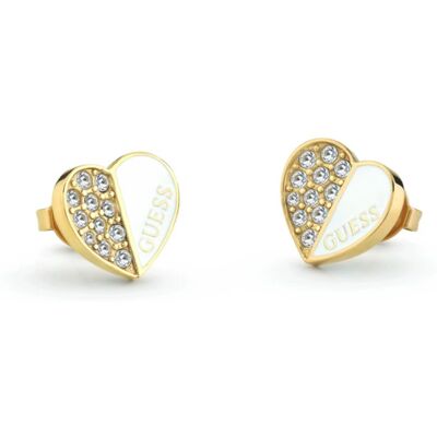 Guess Cercei romantici placați cu aur Lovely Guess JUBE03048JWYGWHT/U Guess Cercei romantici placați cu aur Lovely Guess JUBE03048JWYGWHT/U